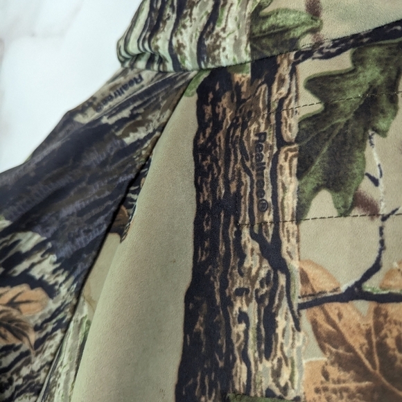 Vintage Woolrich Jacket Men Large Camo Coat Woodland Realtree Fleece Rare - Picture 9 of 12